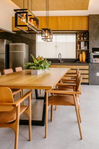 houten luxe keuken