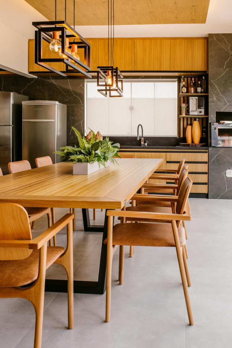 houten luxe keuken
